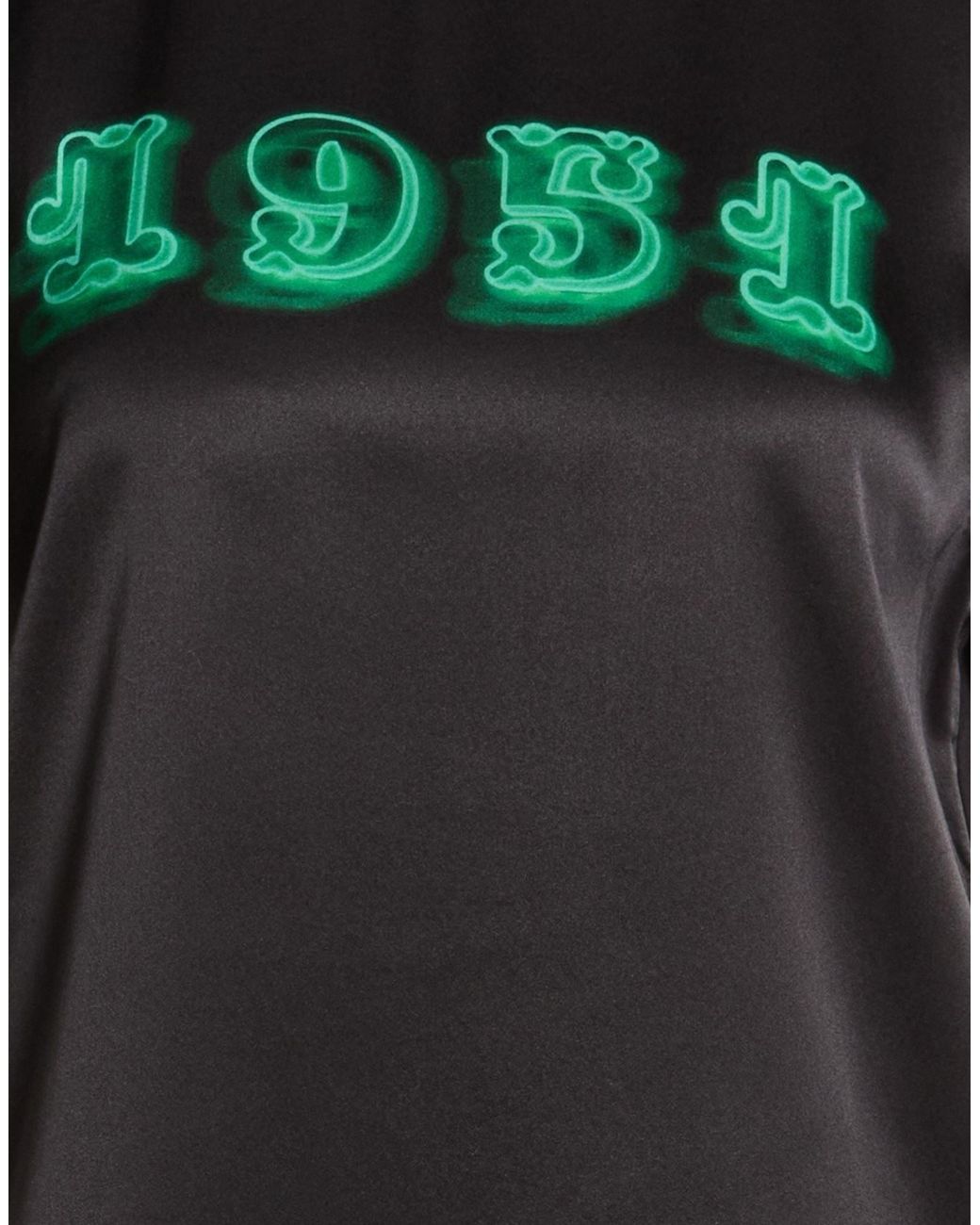 Max Mara Black Top Cotton, Silk