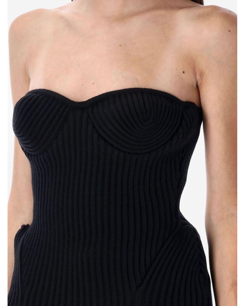 Jean Paul Gaultier Black Sleeveless Knitted Tank Top