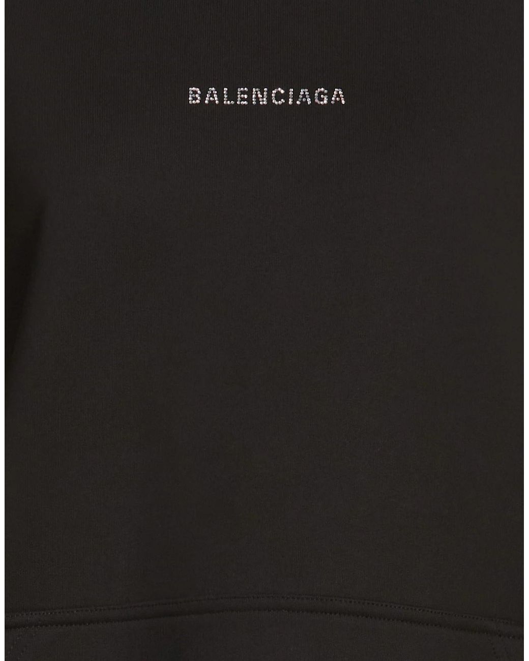 Balenciaga Black Hooded Track Jackets
