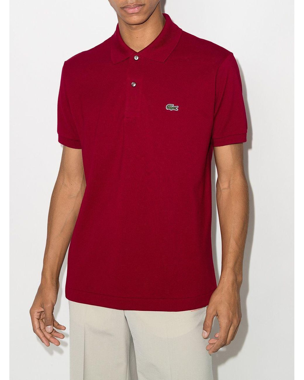 Lacoste Logo-Embroidered Short-Sleeve Polo Shirt for men