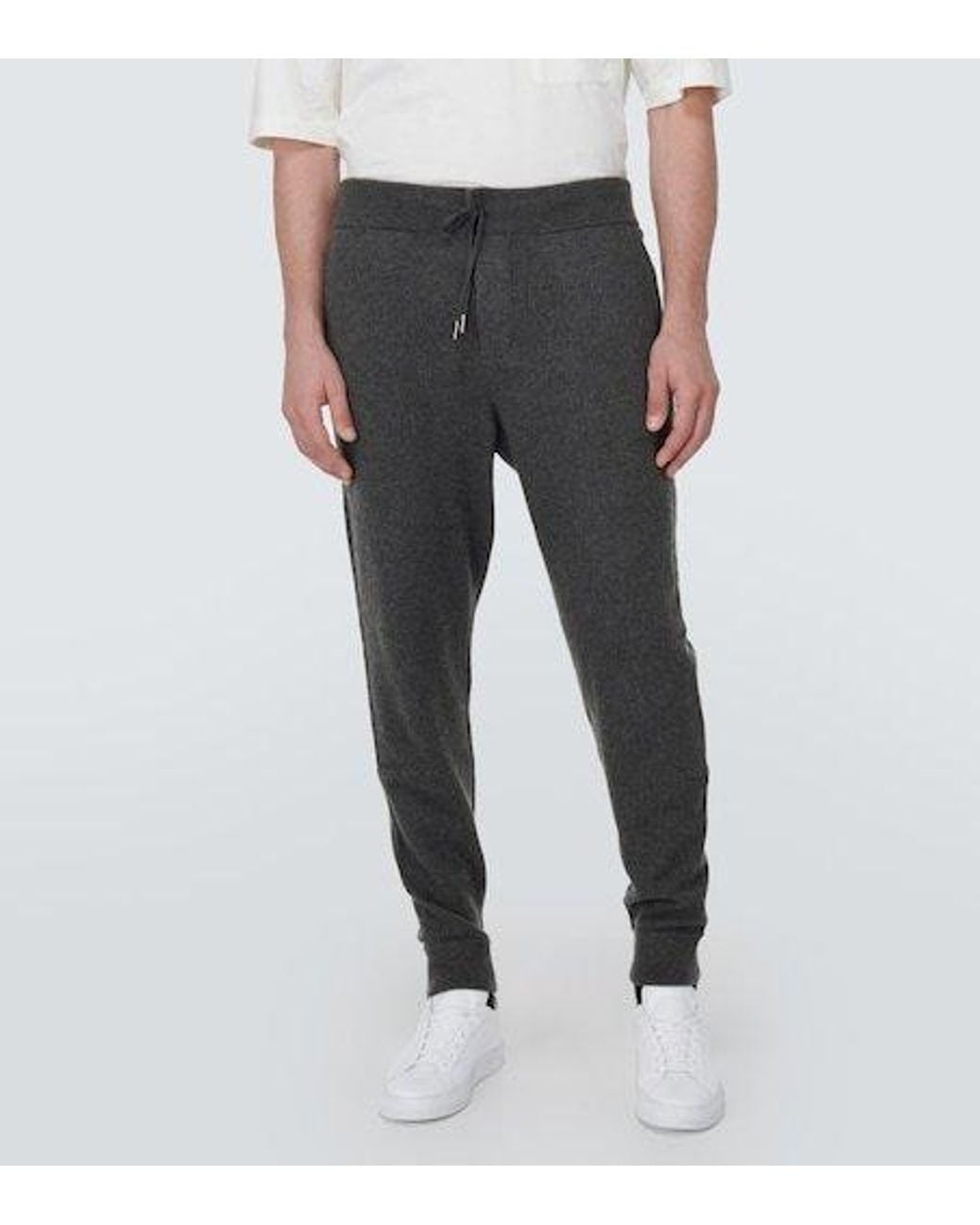 Ralph Lauren Gray Drawstring Waistband Sweatpants for men
