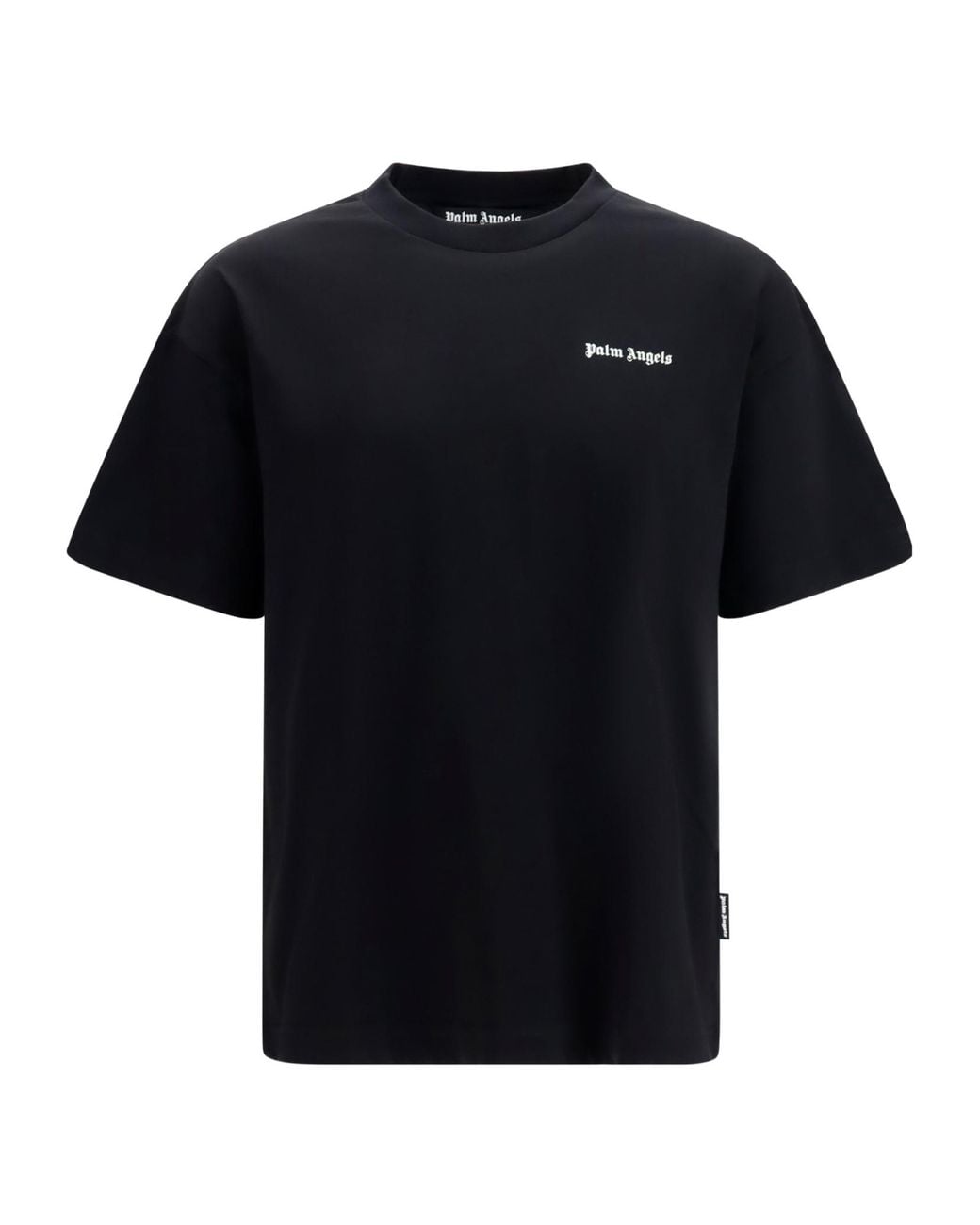 Palm Angels Black Logo-Print Cotton T-Shirt (Set-Of-Three) for men