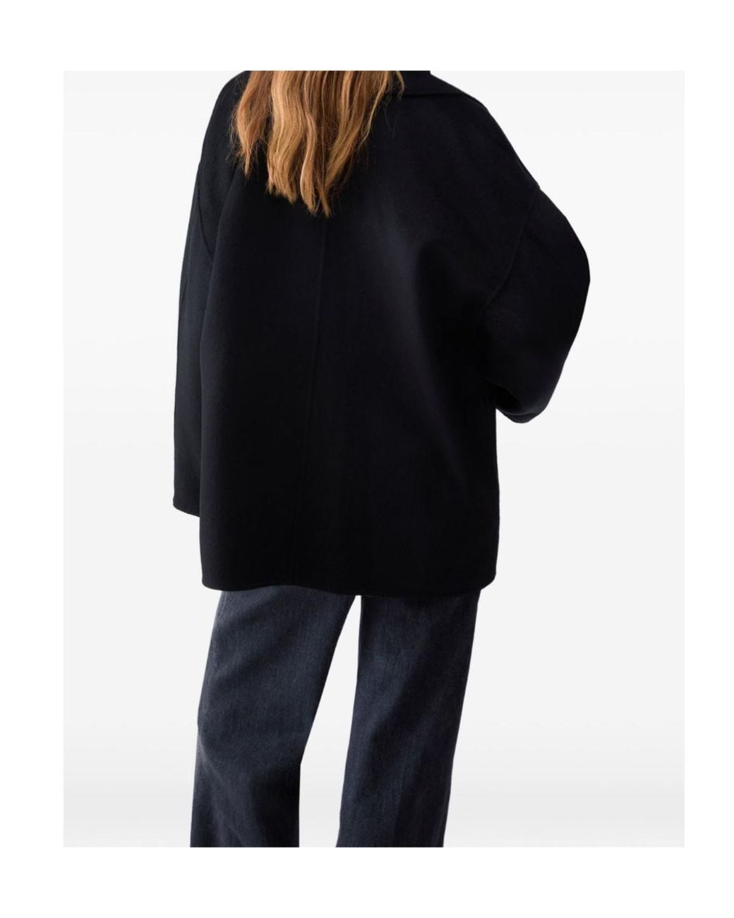 Liu Jo Black Short Belted Coat