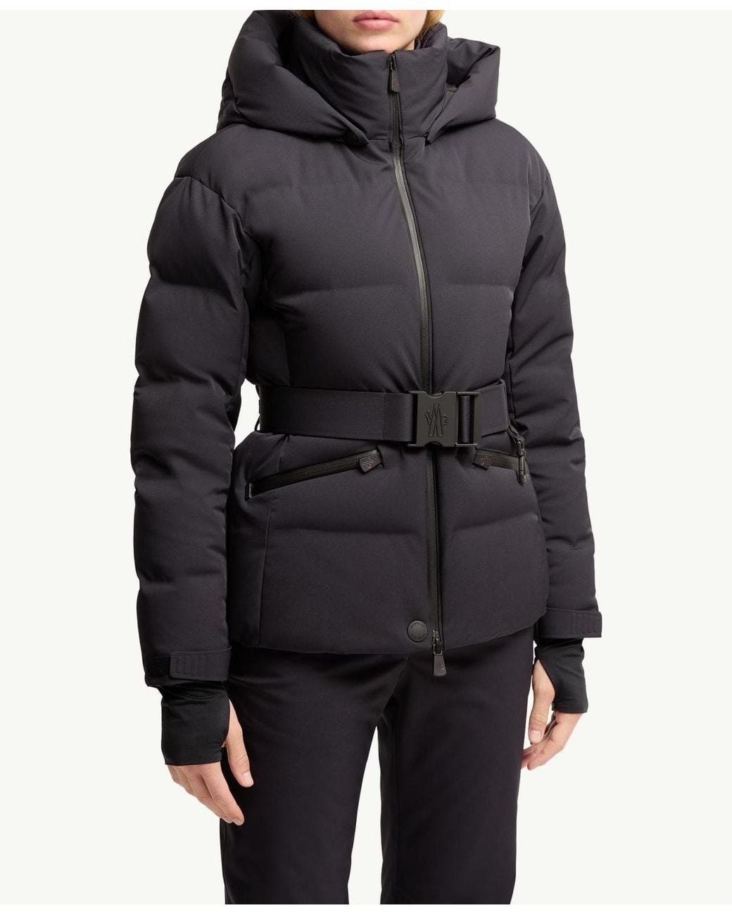 Moncler Black Tolima Hooded Insulated Ski Jacket