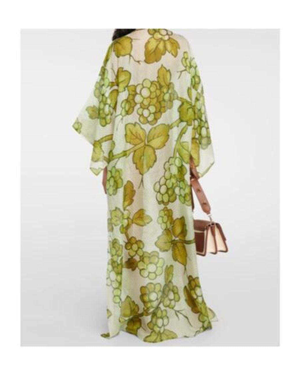 Etro Green Printed Silk Kaftan