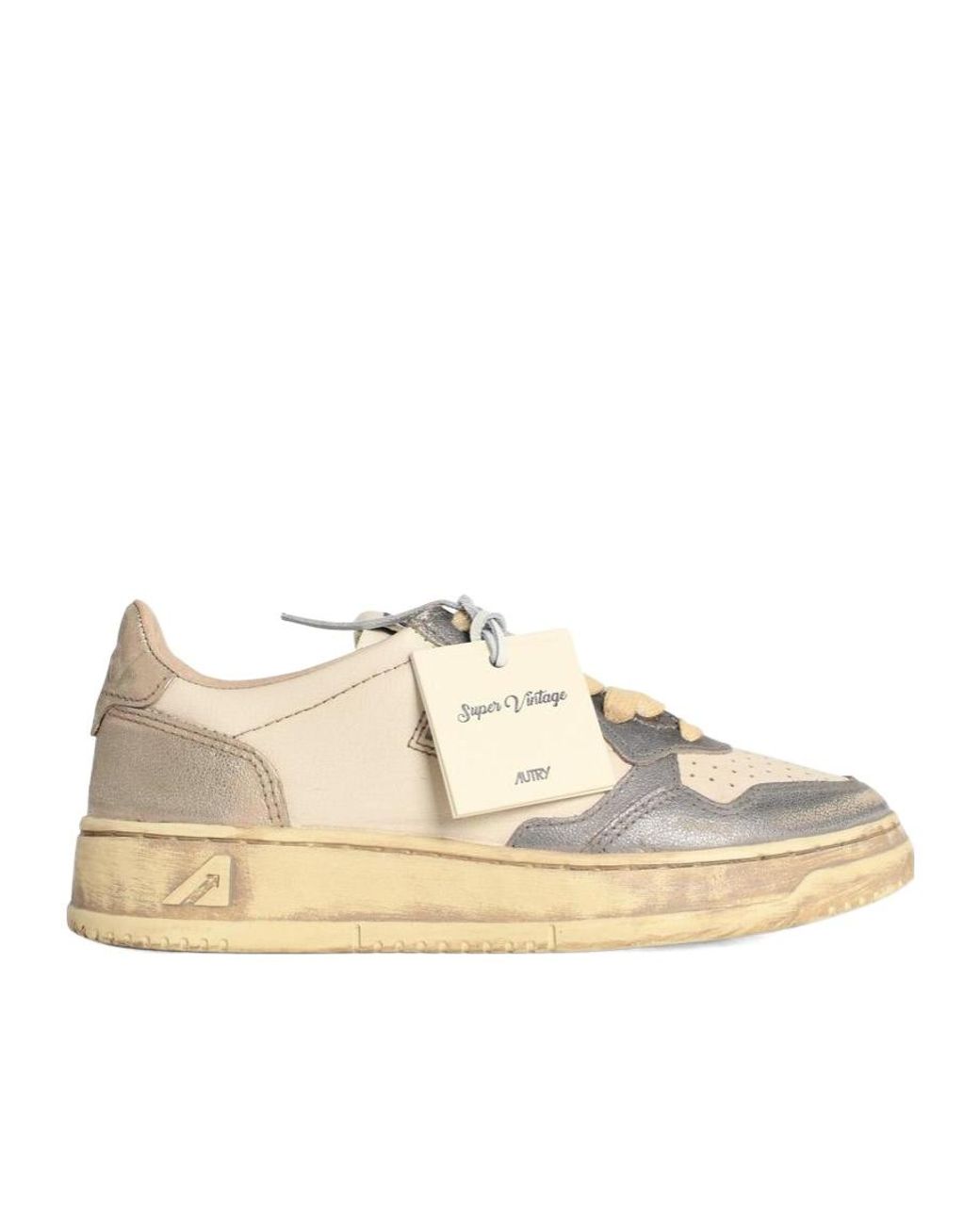 Autry Pink Super Vintage Low Sneakers