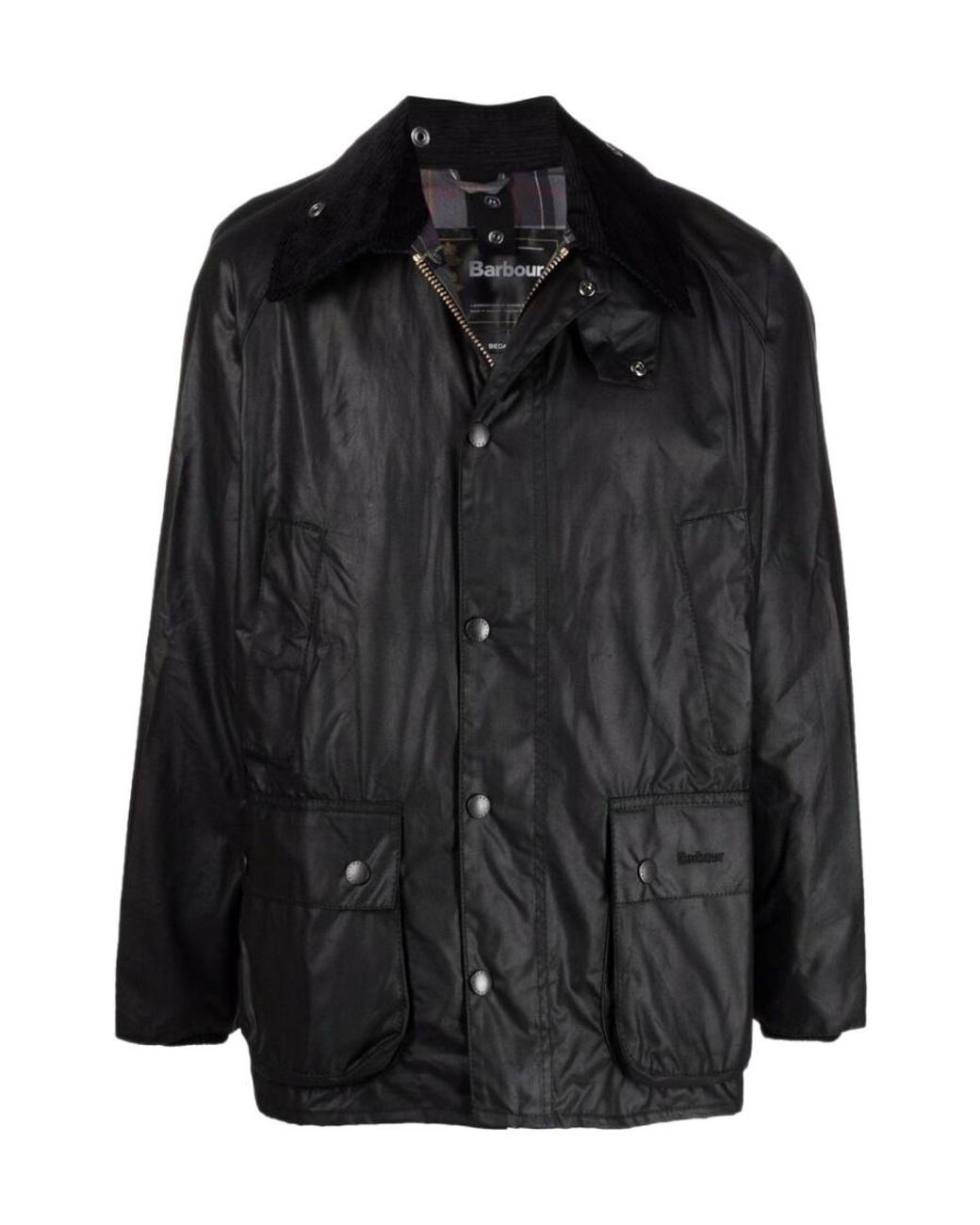 Barbour Black Bedale Waxed Jacket for men