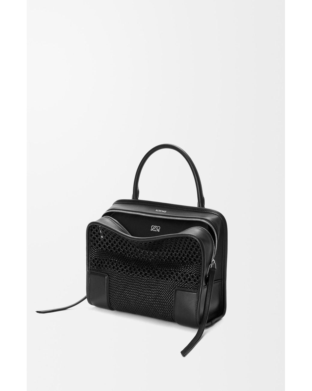 Loewe Black Medium Amazona Leather Tote Bag