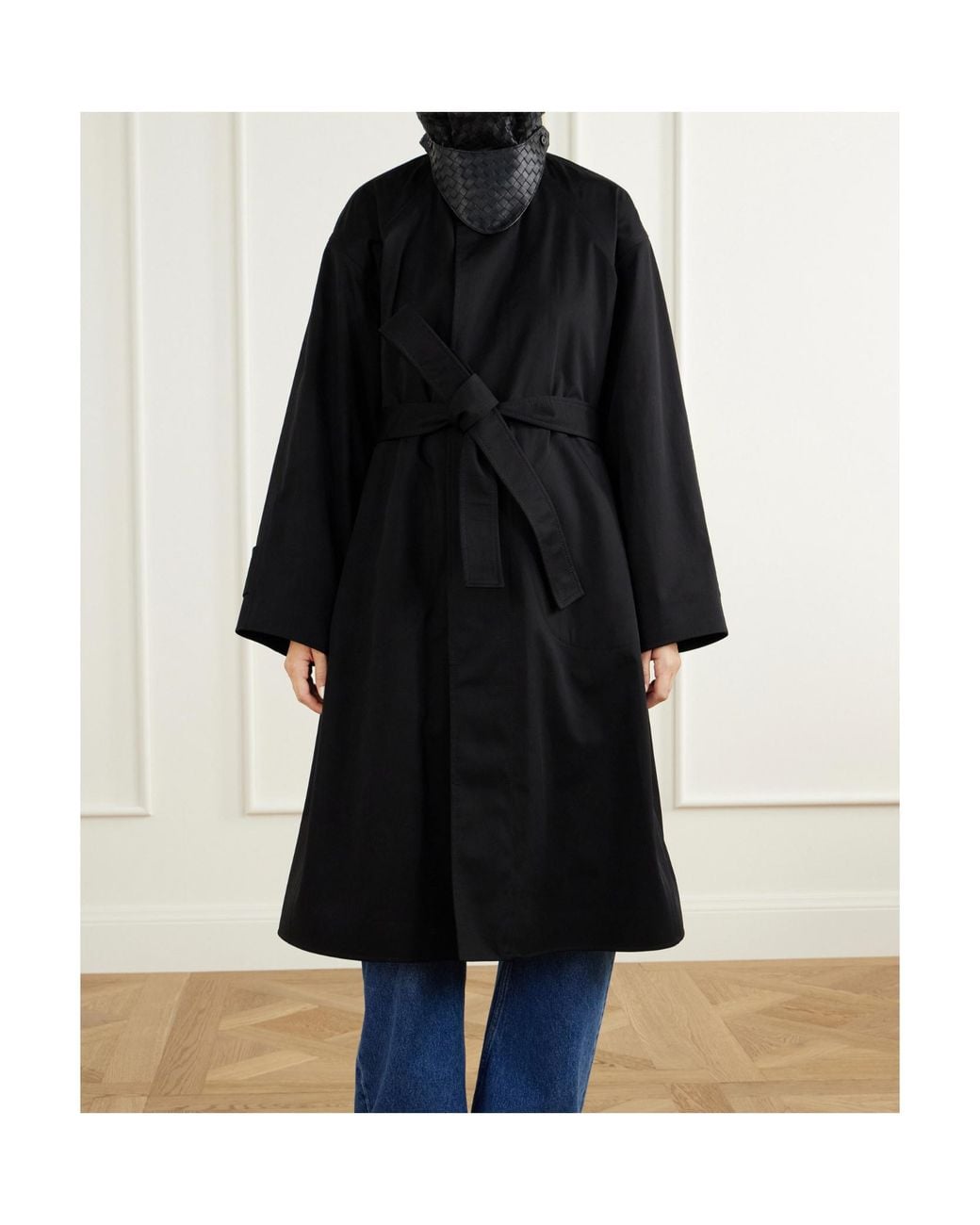 Bottega Veneta Black Trench Coat