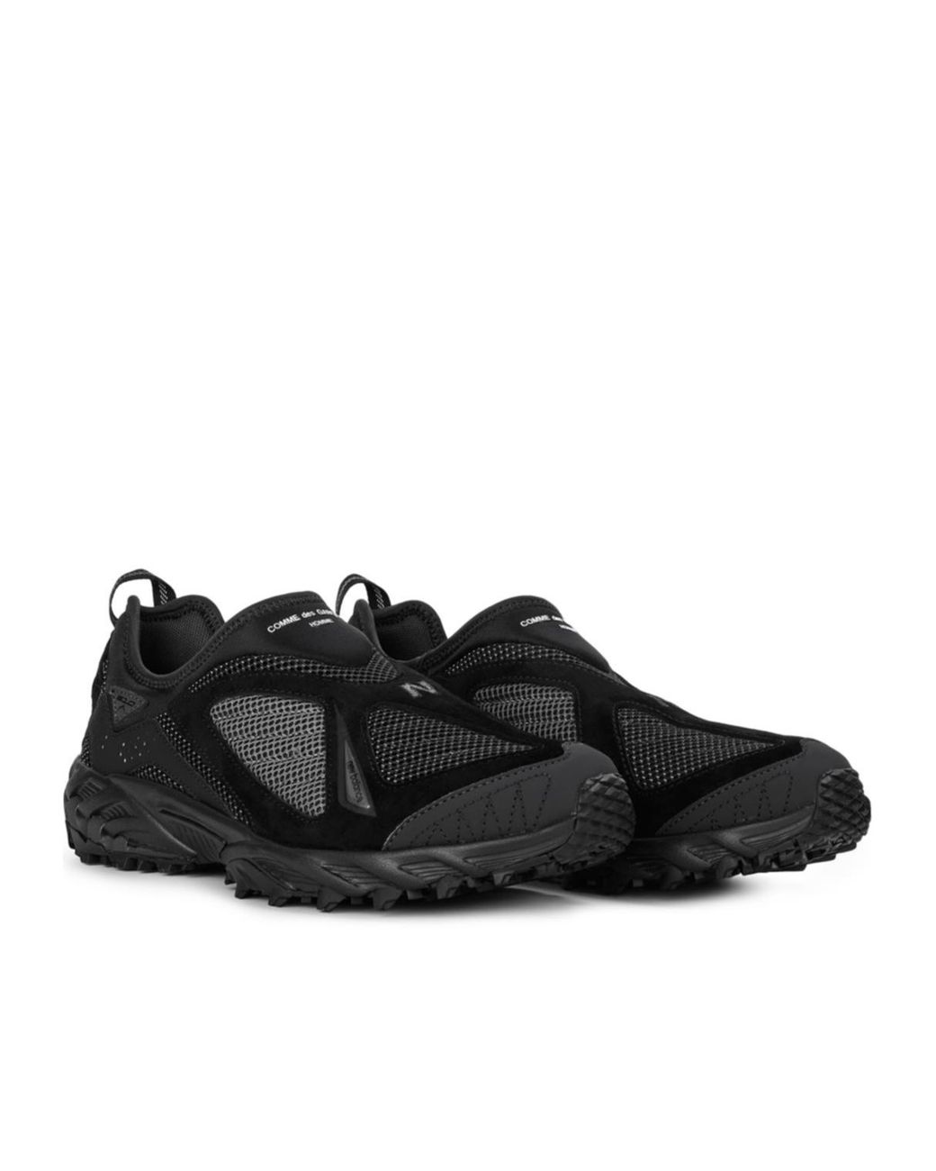 Comme des Garçons Black Round Toe Sneakers for men