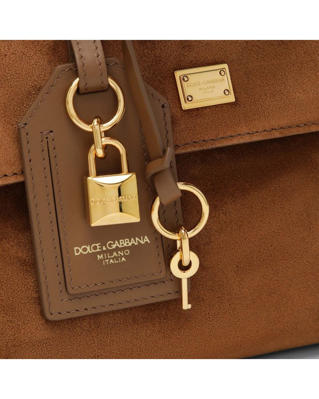 Dolce & Gabbana Brown Small My Sicily Handbag