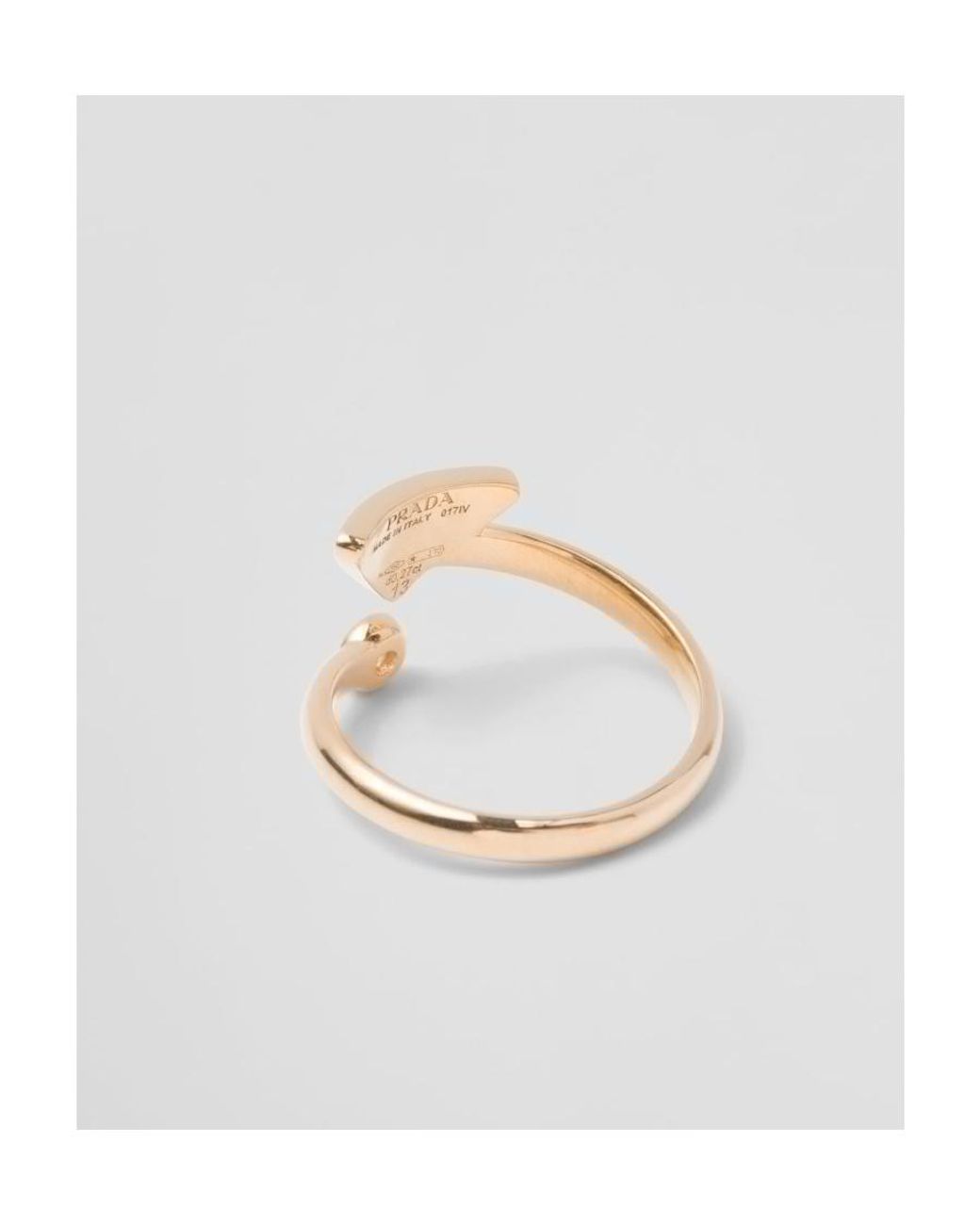 Prada White Eternal Contrarié Ring
