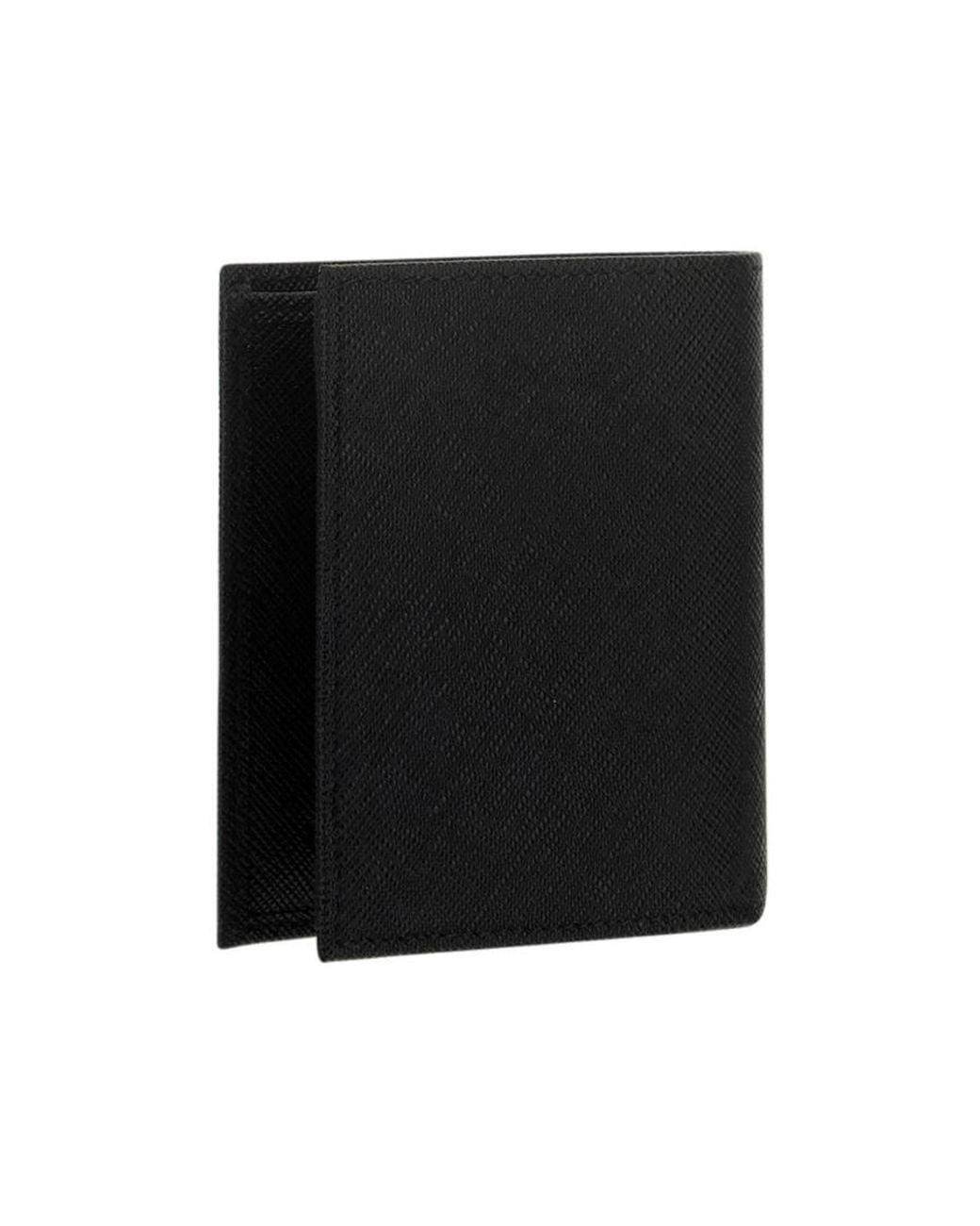 Prada Black Saffiano Leather Wallet for men