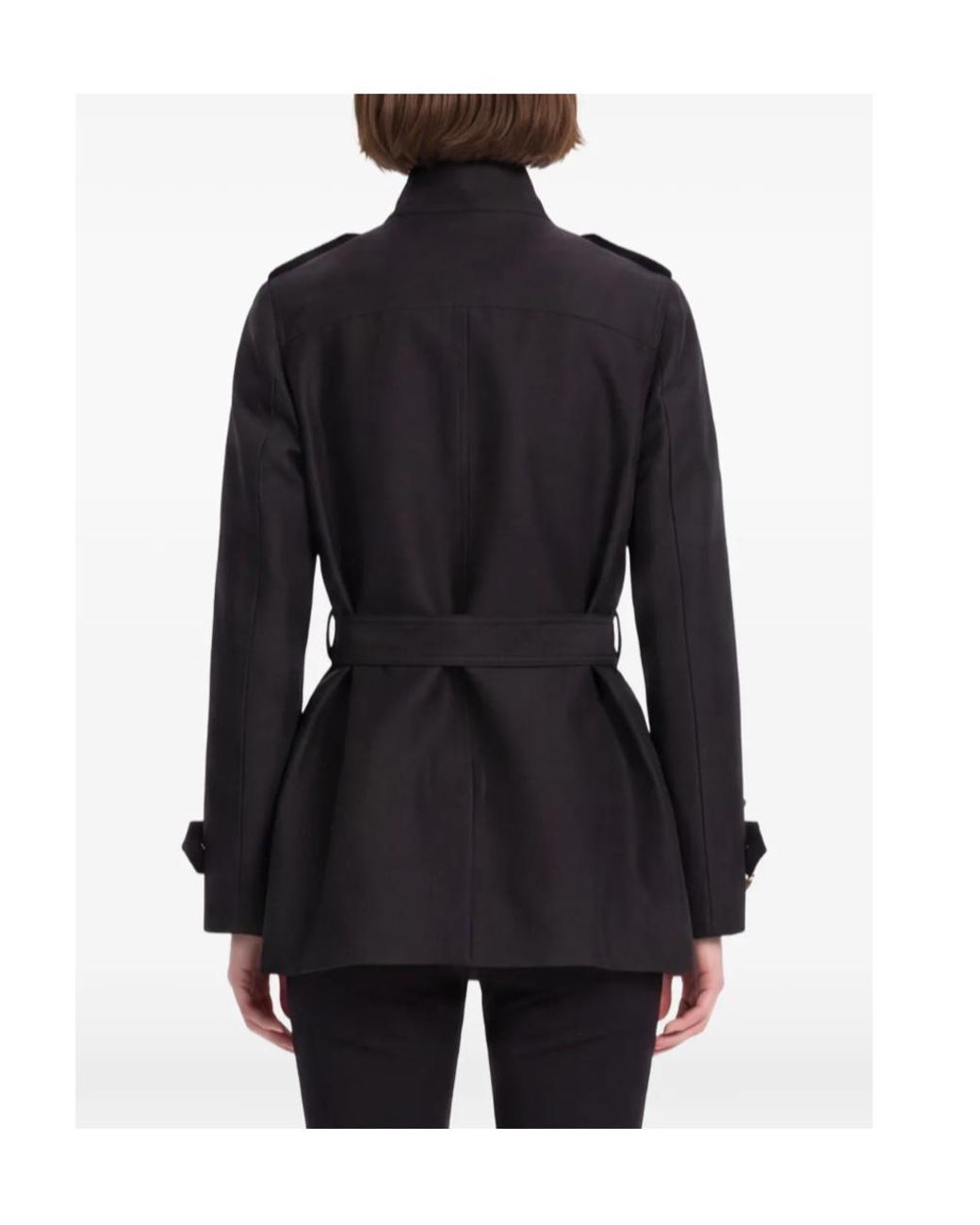 Zimmermann Black Valiant High Neck Jacket