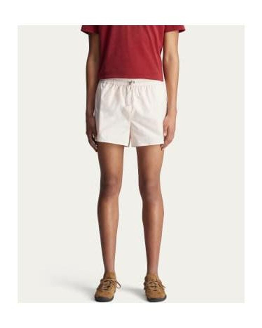 Adidas Originals Natural X Wales Bonner Drawstring Shorts for men