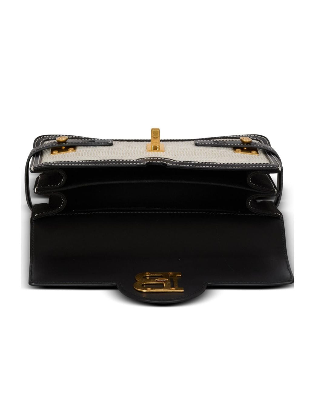 Balmain Black B-Buzz Shoulder 24 Bag