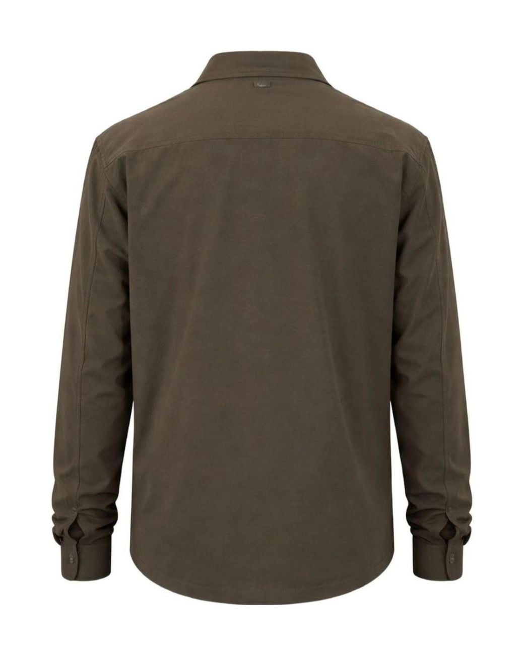 Herno Green Long-Sleeved Padded Overshirt for men