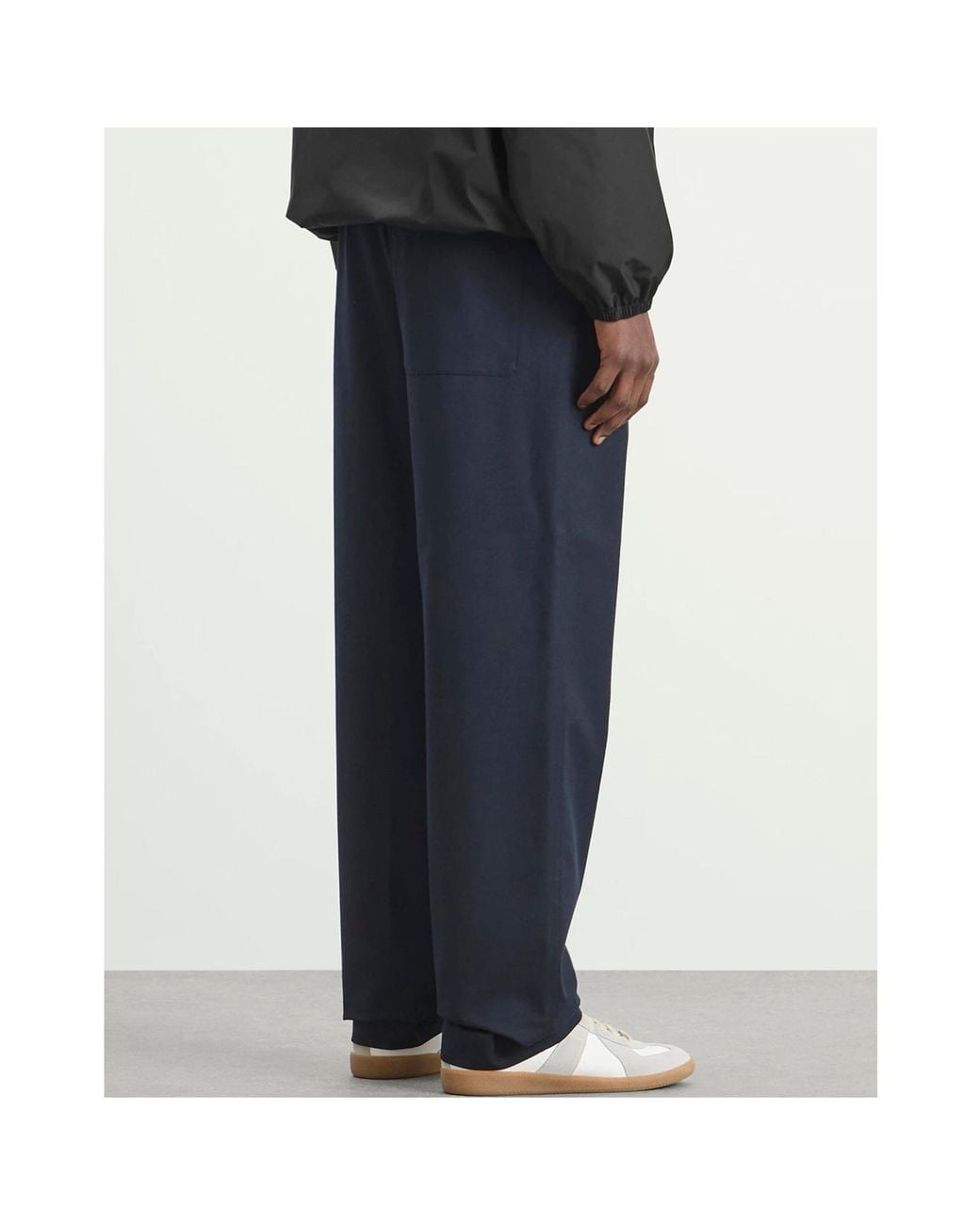 Dries Van Noten Blue Straight Pants for men