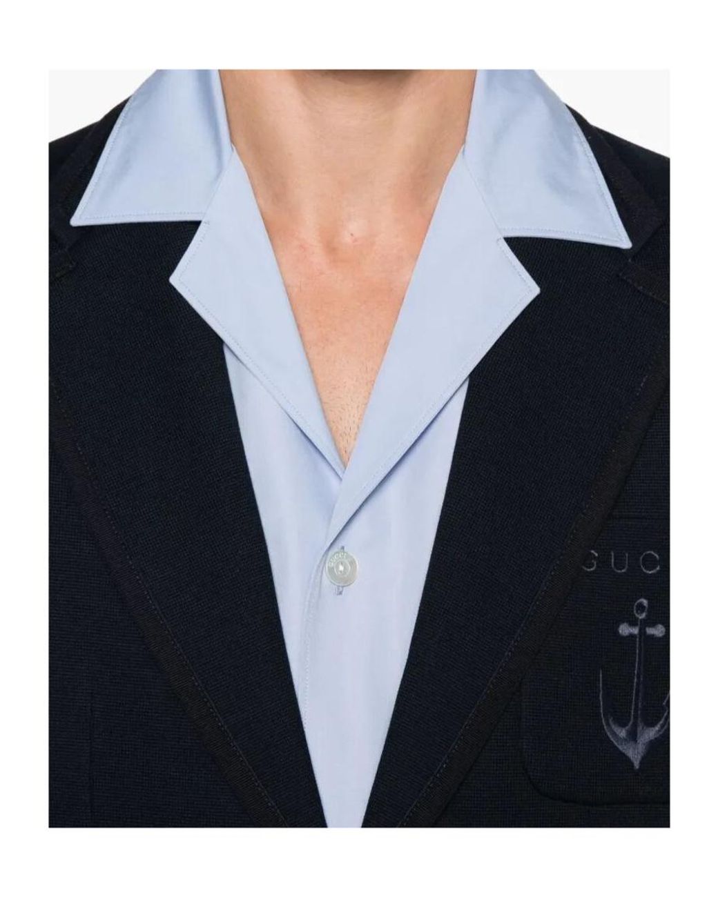 Gucci Blue 'Marcello' Jacket for men