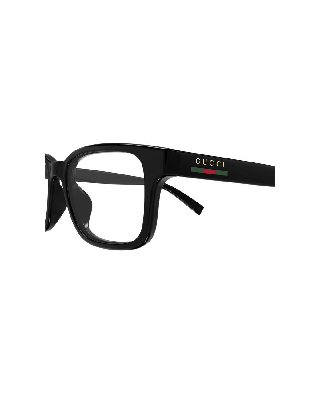 Gucci White Eyewear Square Frame Glasses for men