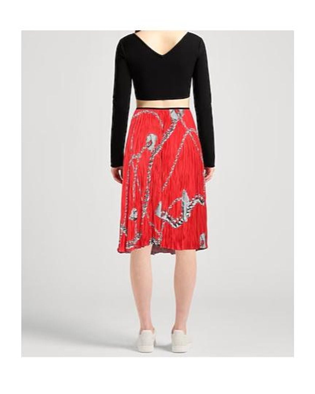 Burberry Red Midi Skirts