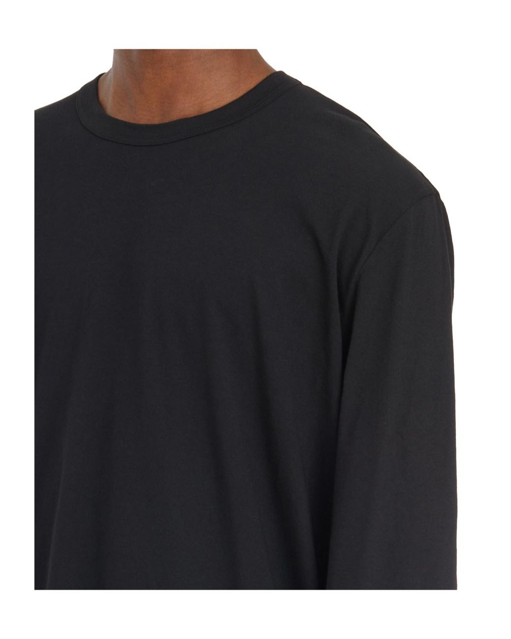 James Perse Black Logo T-Shirt for men