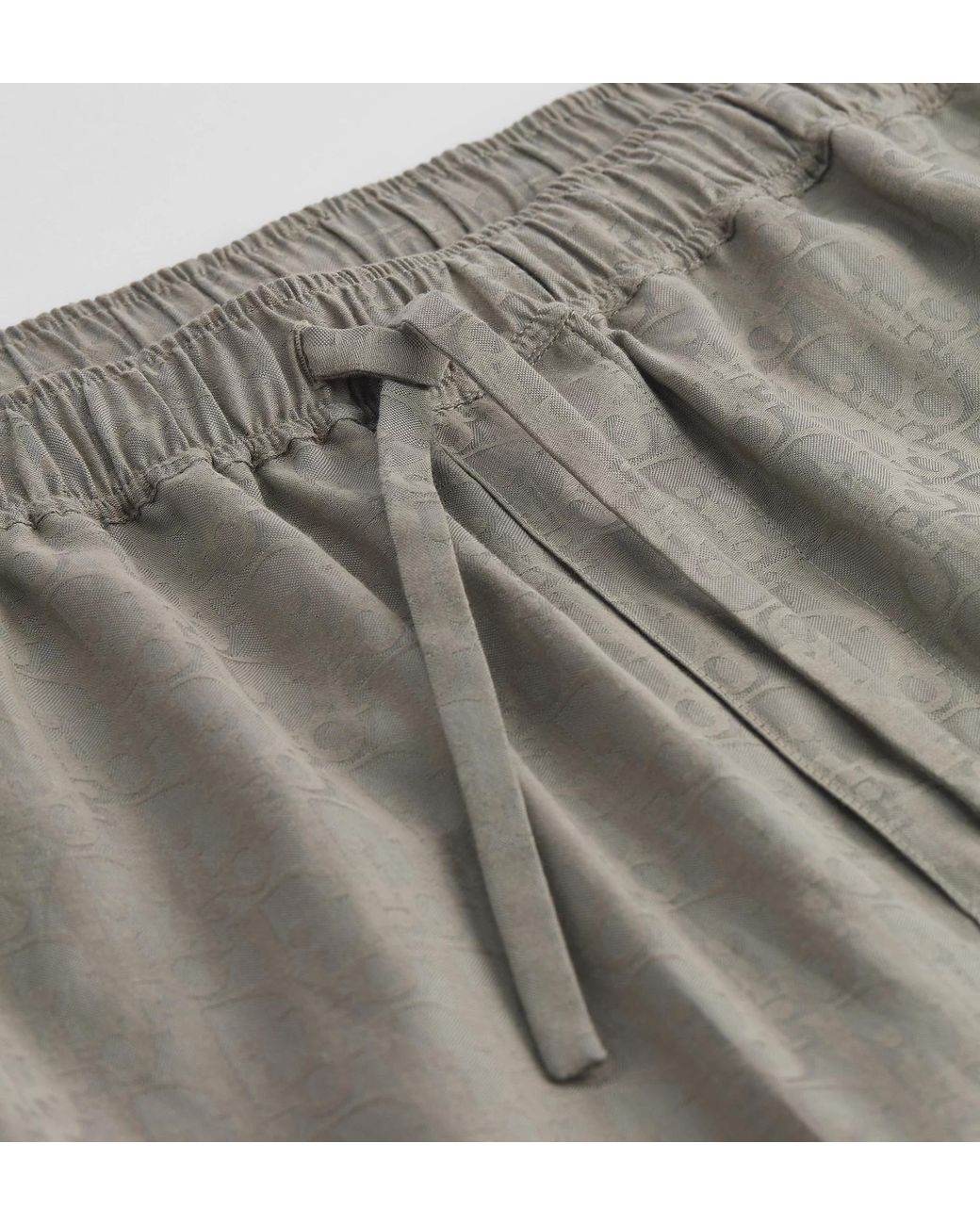 Dior Gray Oblique Shorts for men