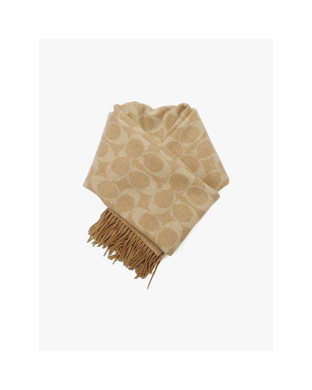 COACH Natural Jacquard-Long Scarf