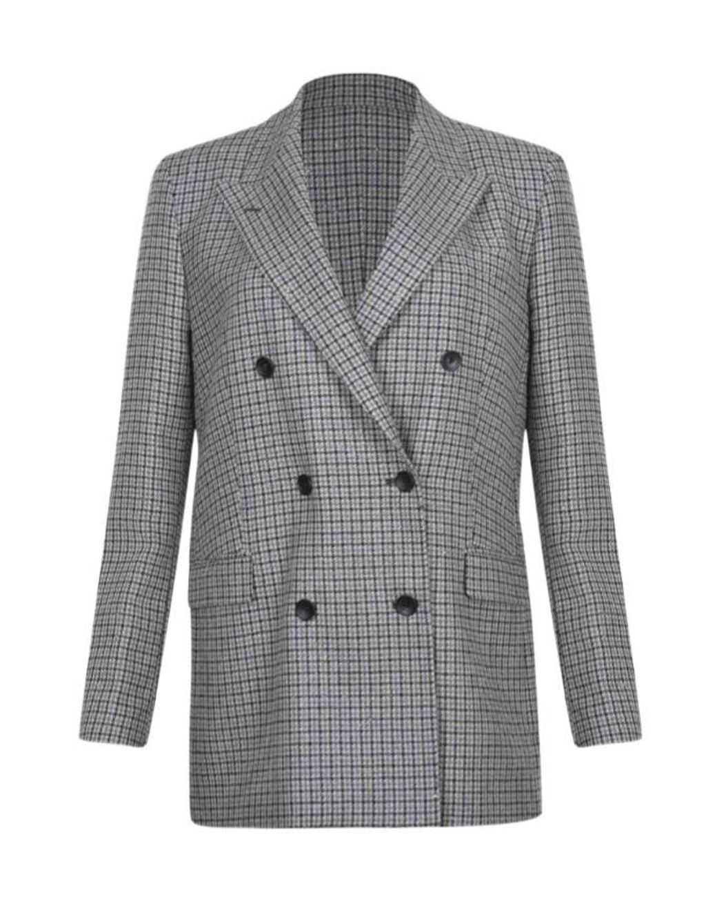 Tagliatore Gray Long-Sleeved Suit Jacket