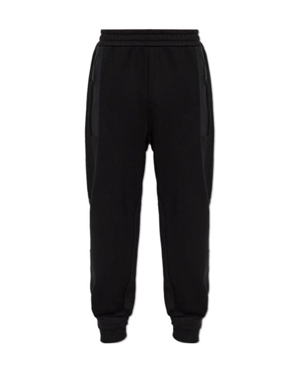 Moncler Black Logo Detail Joggers for men