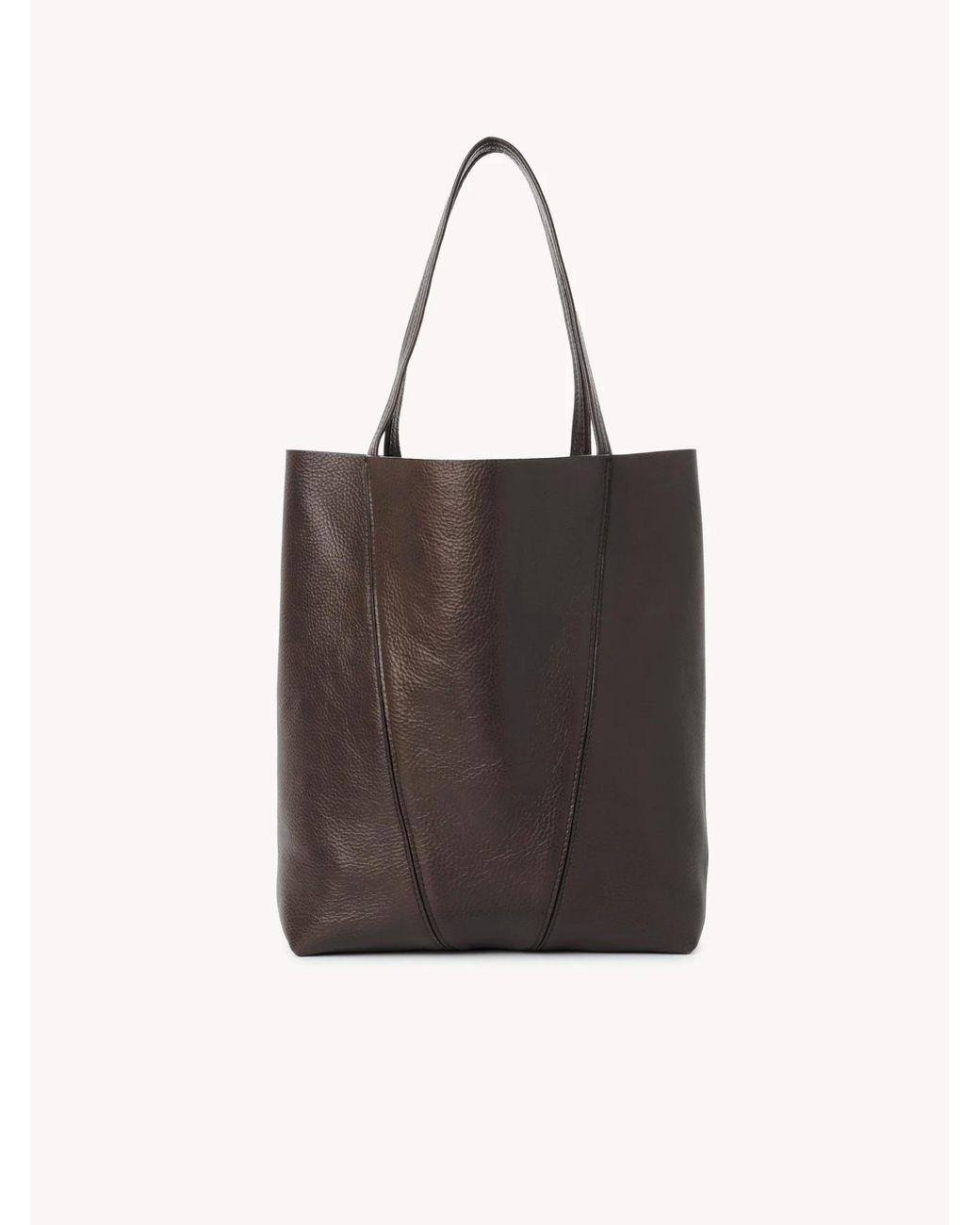 Chloé Black Chloé Spin Charm Detailed Tote Bag