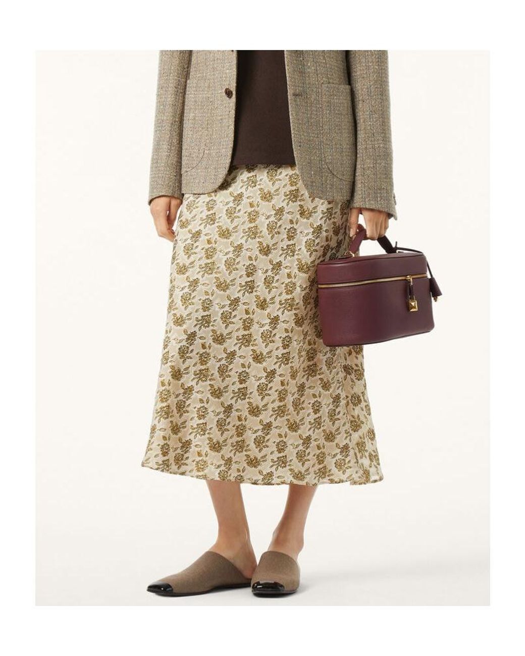 Loro Piana Natural Simona Skirt