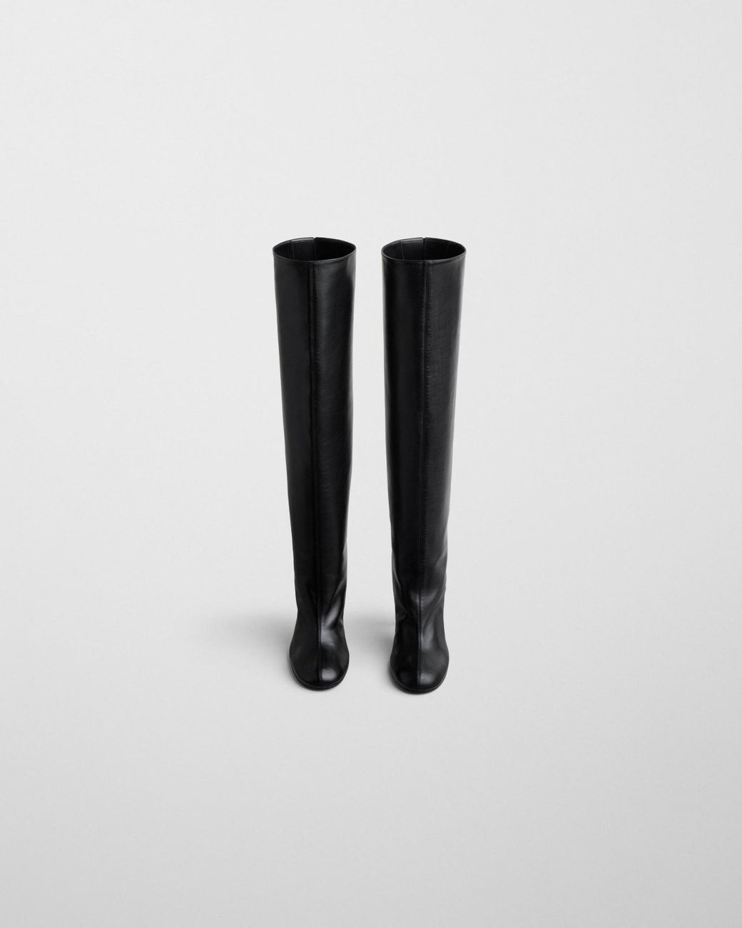 Phoebe Philo Black Slouchy Tall Boots