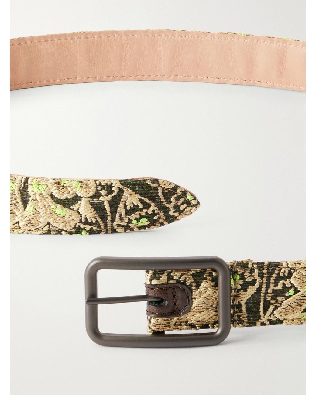 Dries Van Noten Multicolor Jacquard Belt