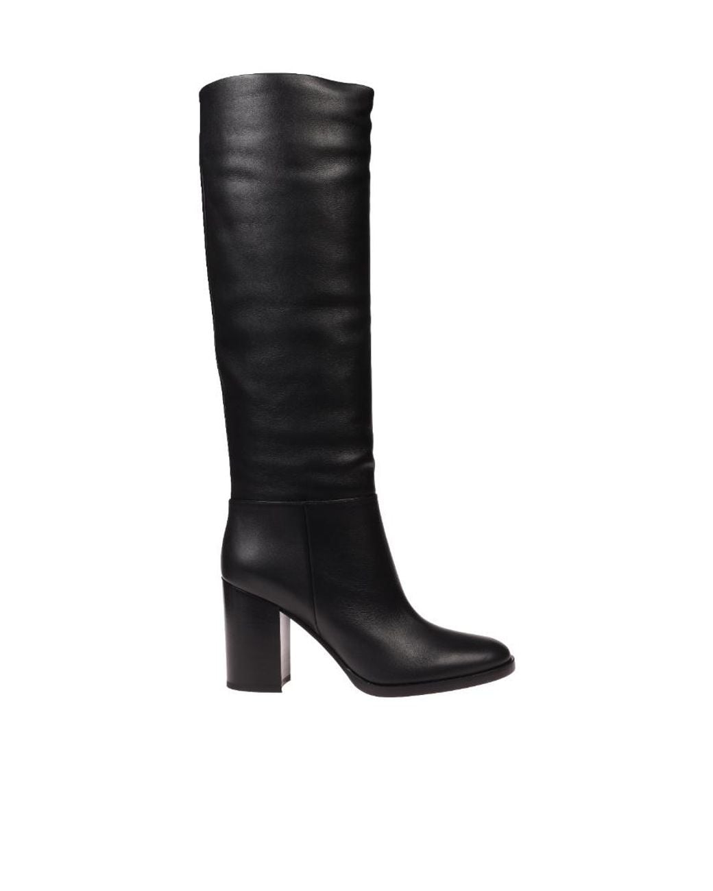 Gianvito Rossi Black Pointed Boots