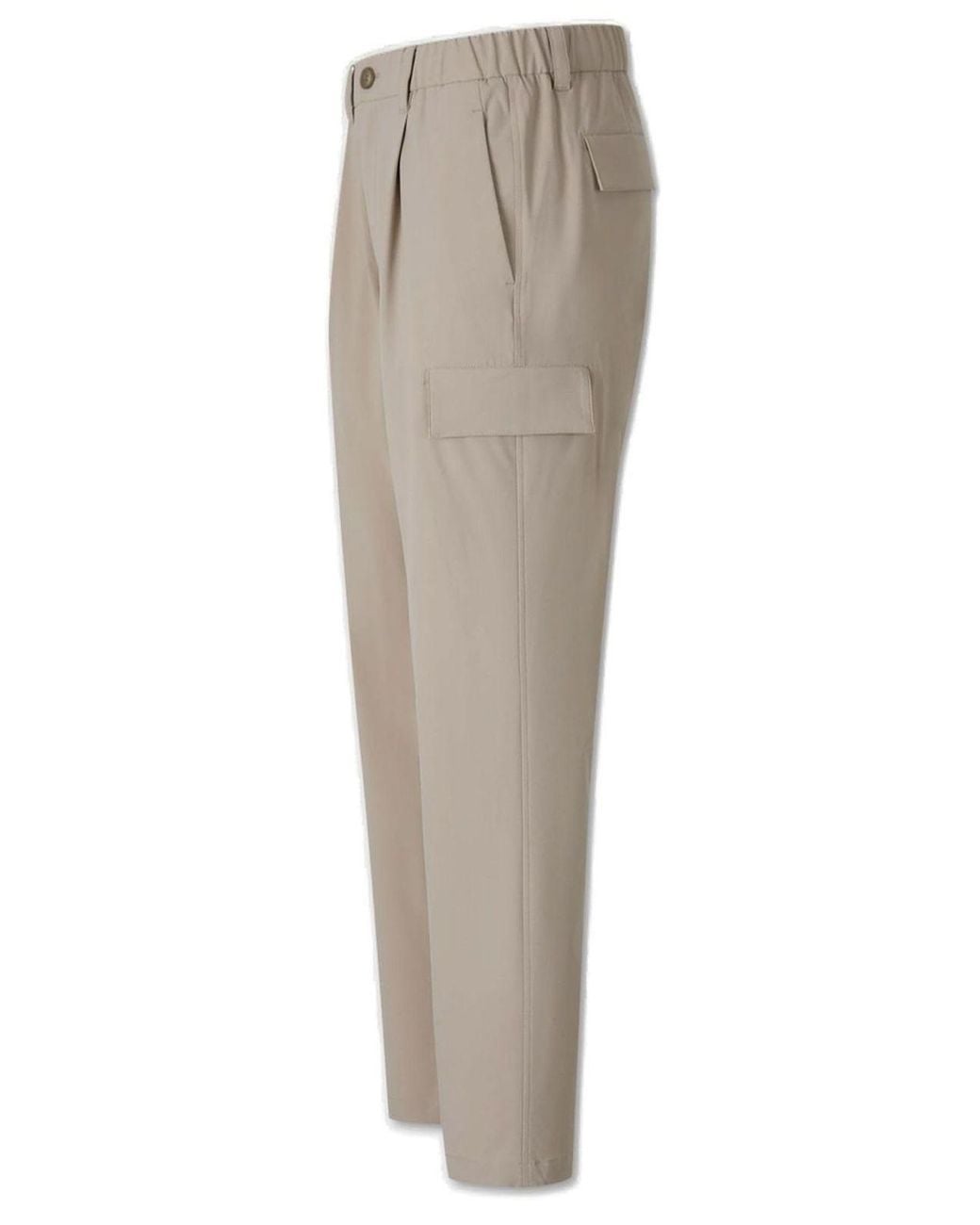 Herno Gray Resort Stretch Comfort Cargo Trousers for men