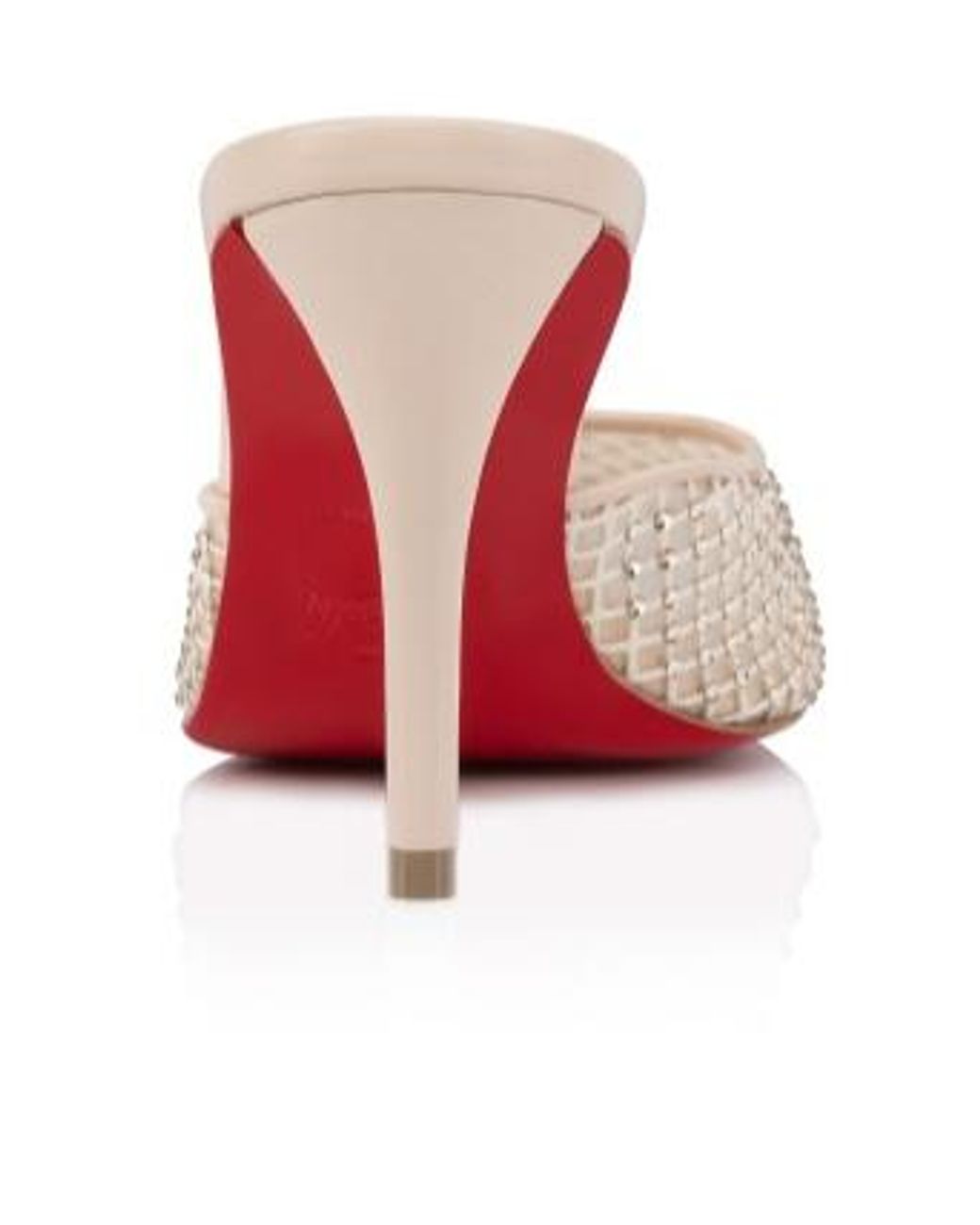 Christian Louboutin Pink 80Mm Apostropha Mules