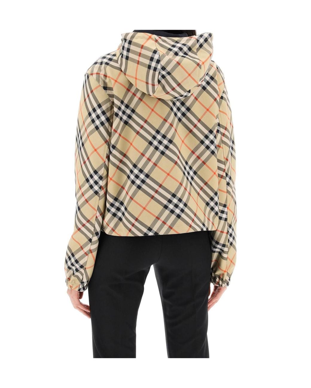 Burberry Multicolor Vintage Checked Reversible Hooded Jacket