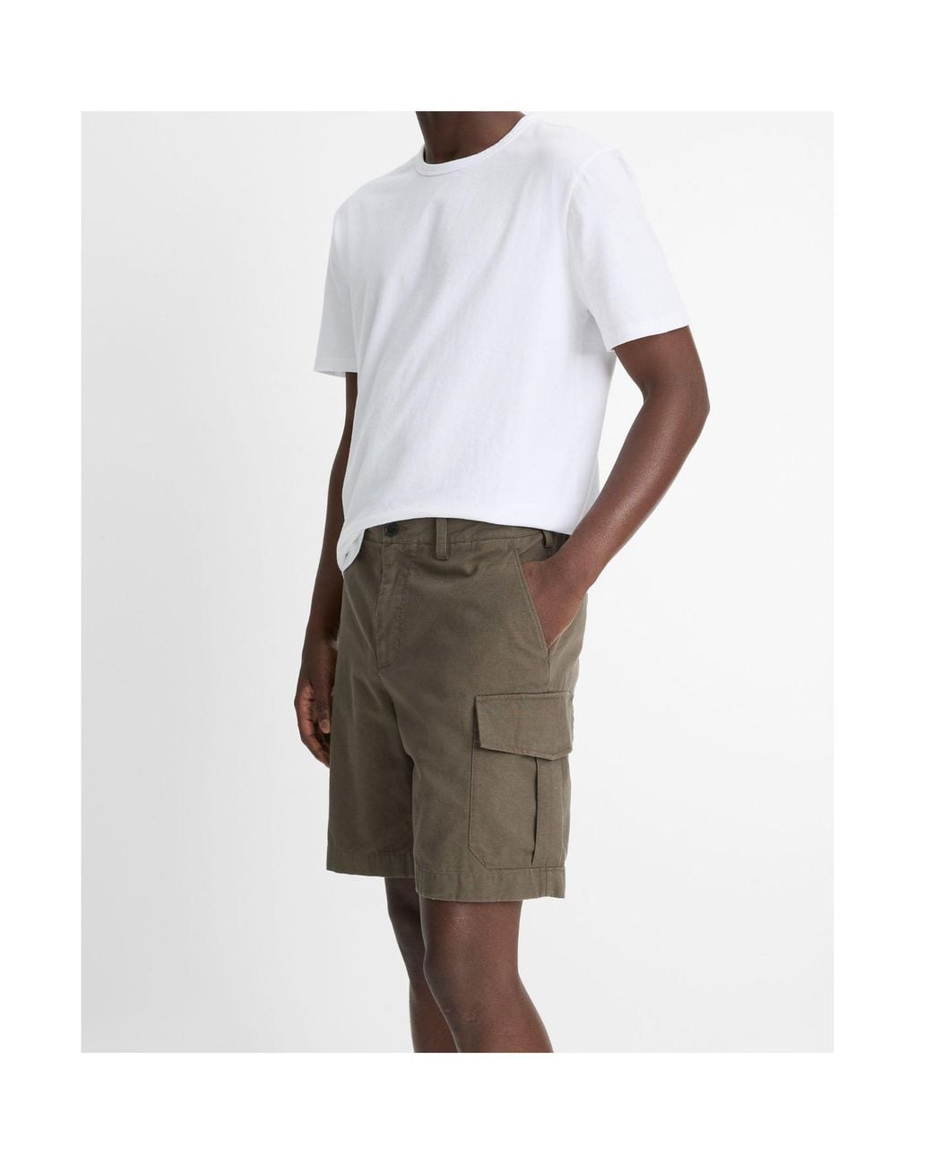 Vince Gray Cargo Shorts for men