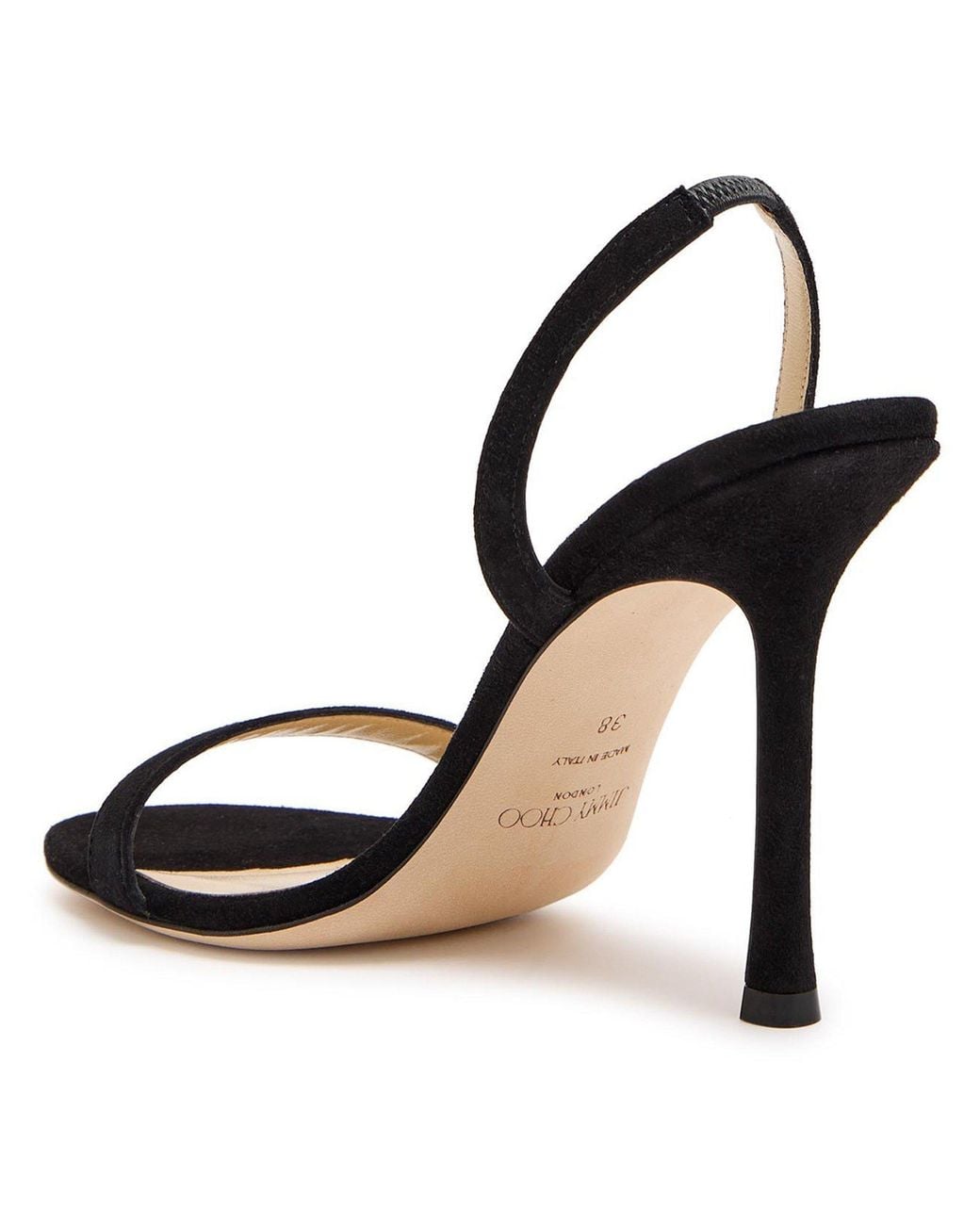 Jimmy Choo Metallic Suede Heeled Sandals