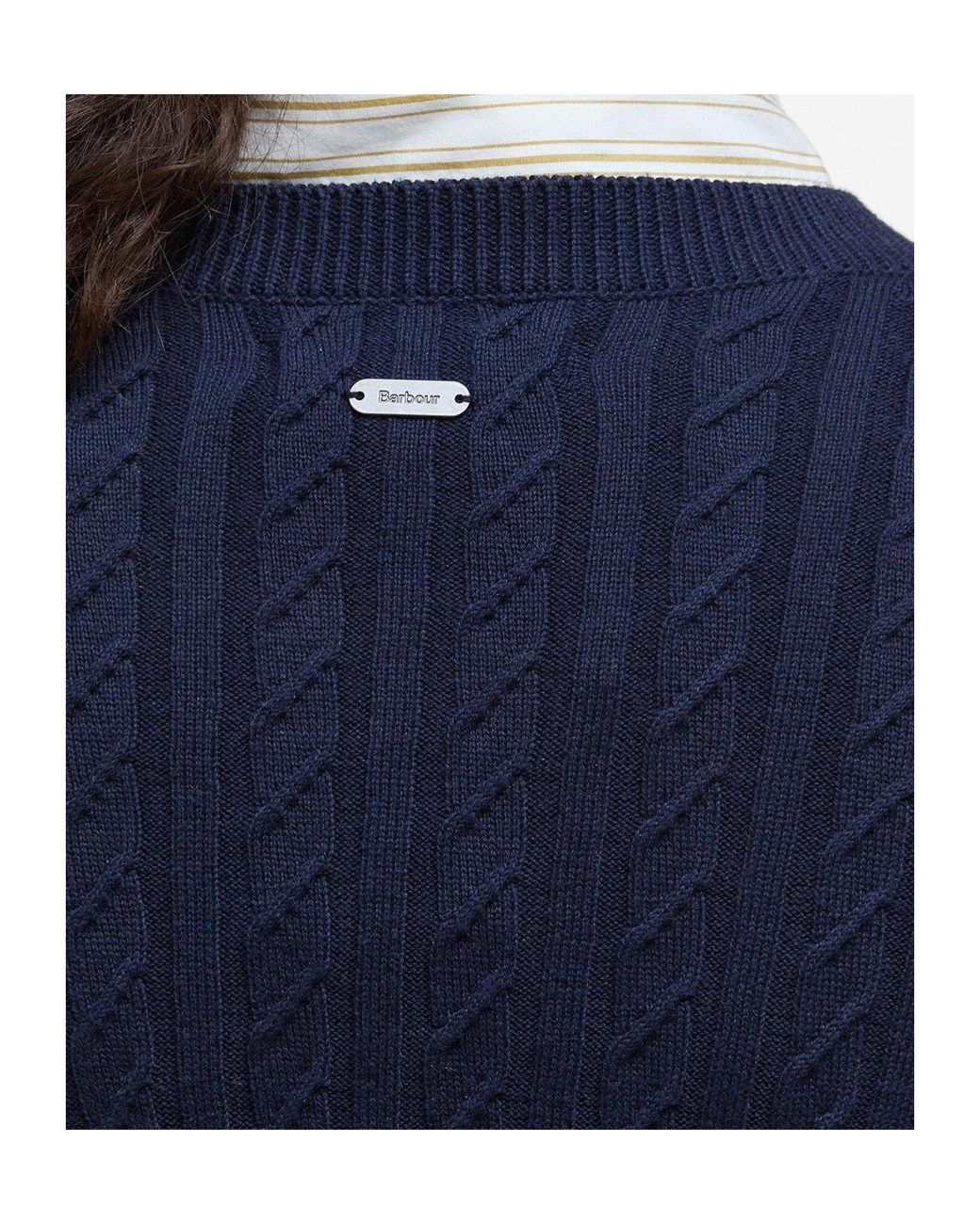 Barbour Blue Long-Sleeved Pullover