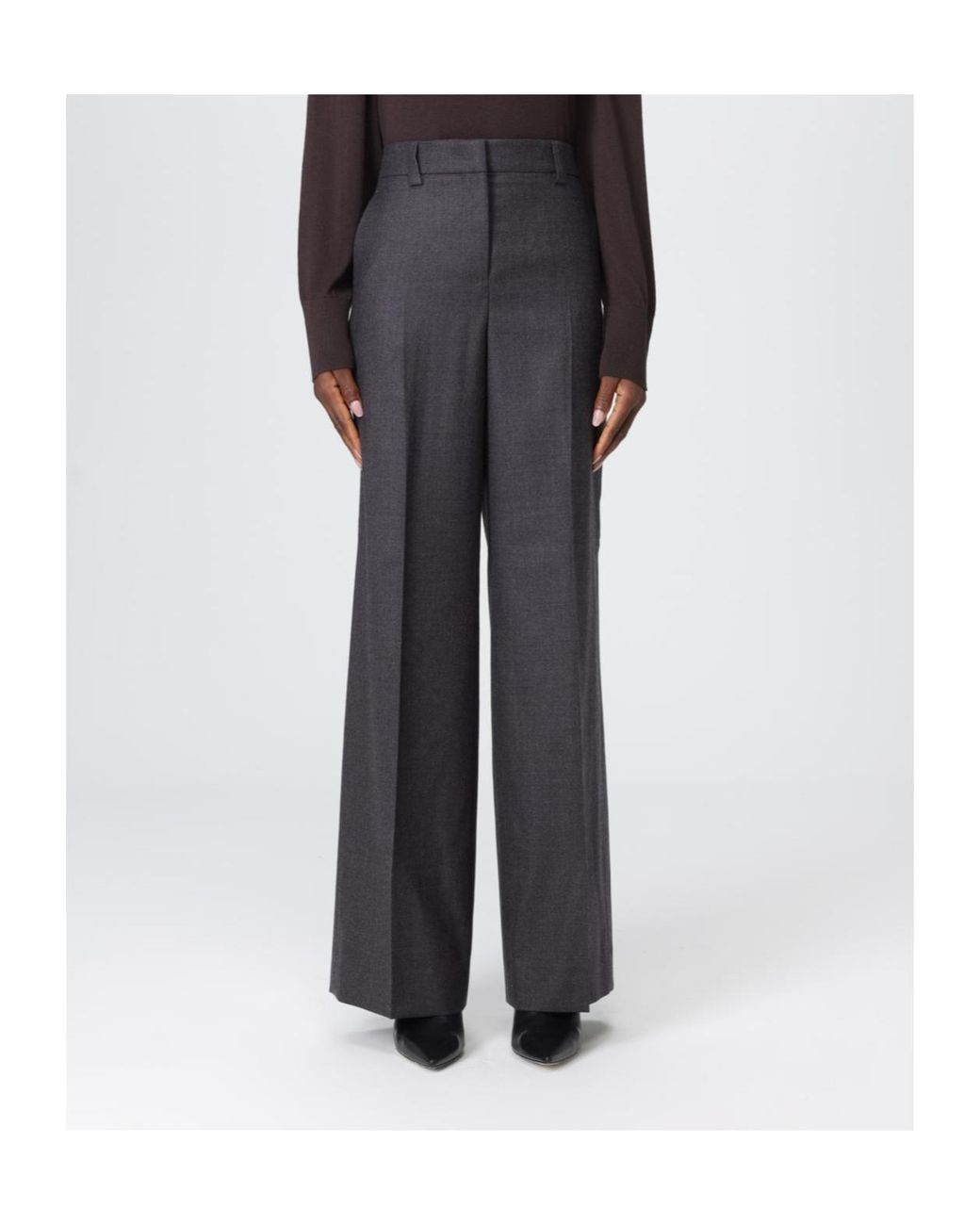 Incotex Blue Wool Tailored Pants