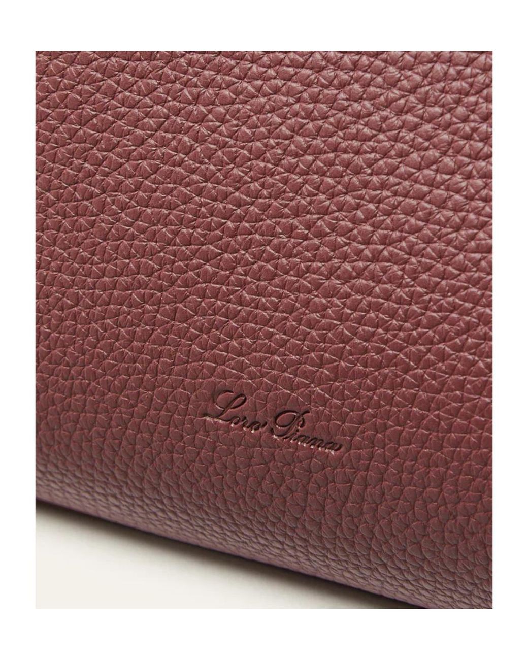 Loro Piana Purple Needle Shopper