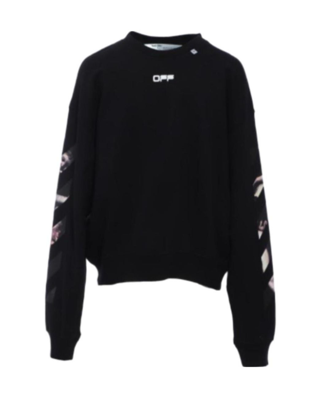 Off-White c/o Virgil Abloh Black Caravaggio Arrows Sweatshirt for men