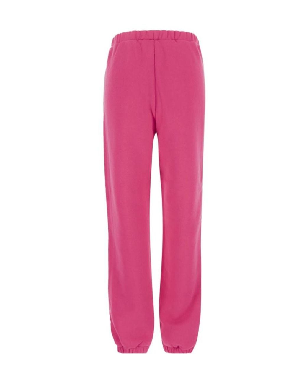 Palm Angels Pink Logo-Printed High Waist Pants