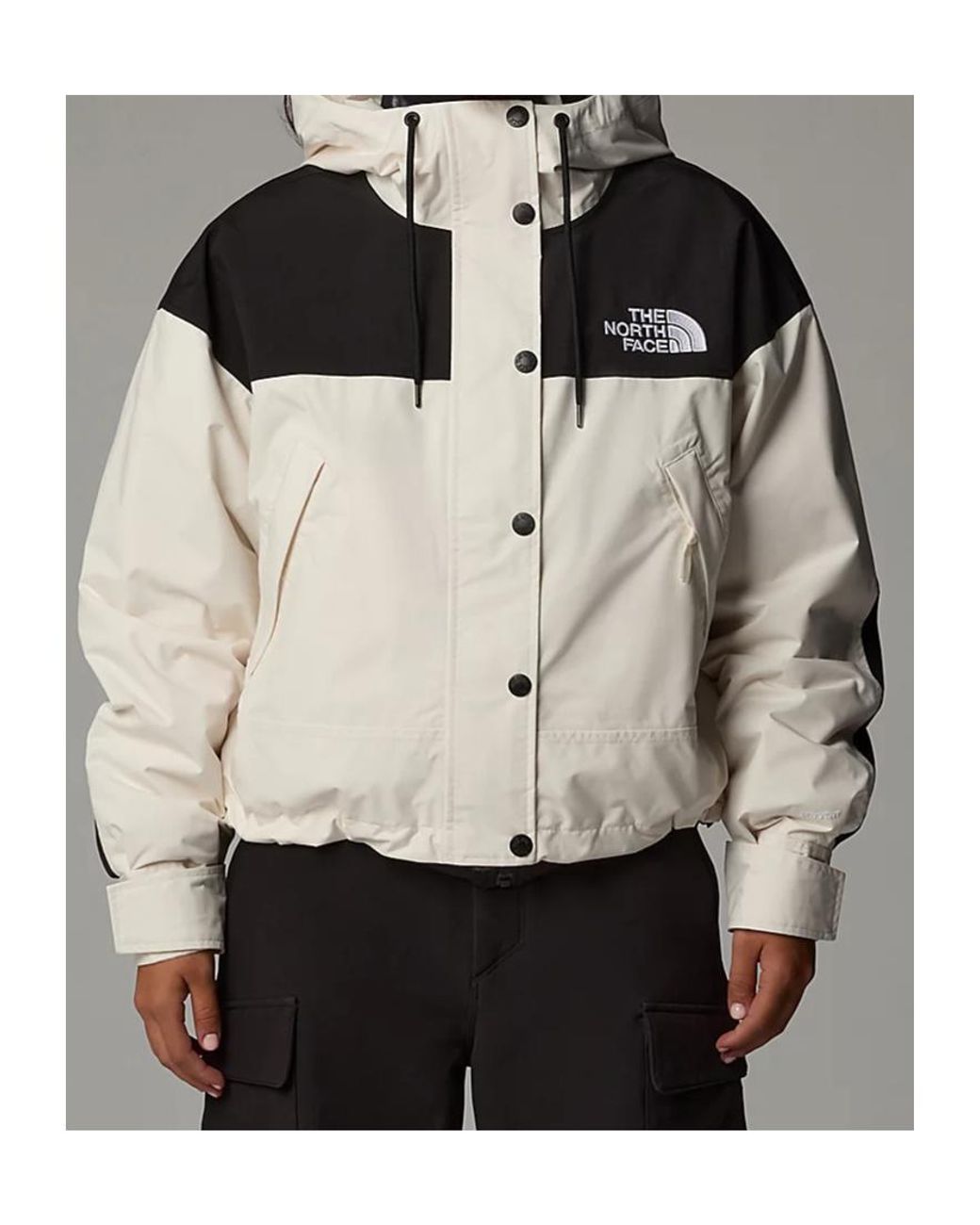 The North Face Black Logo Embroidered Hooded Jacket
