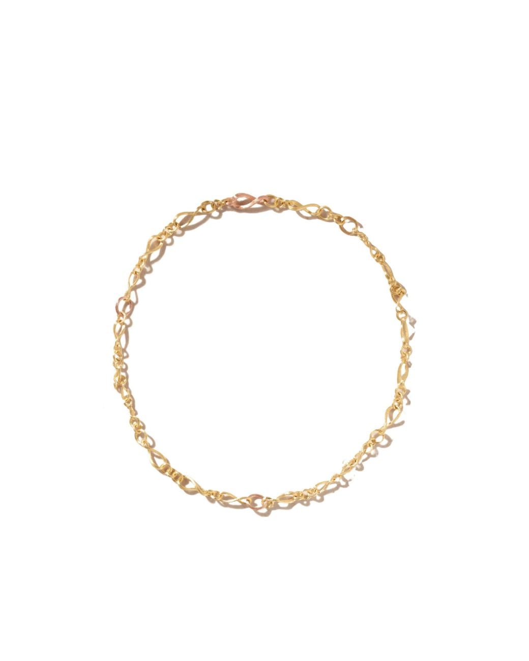 Ole Lynggaard Copenhagen Metallic 18-Karat And Rose Necklace