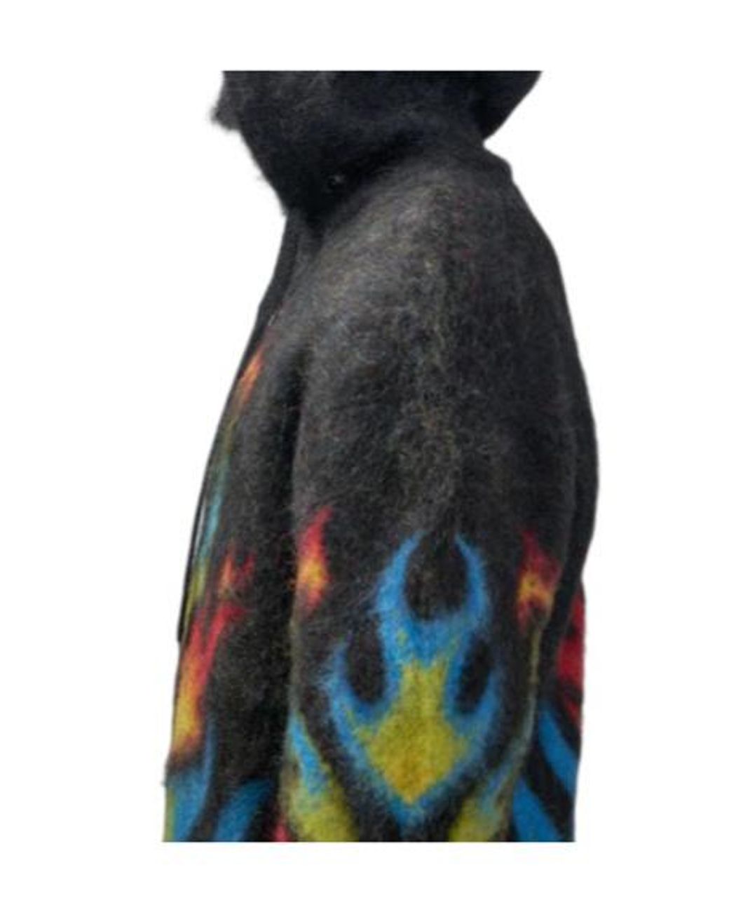 Casablanca Gray Flame Laurel Zip Hoodie for men