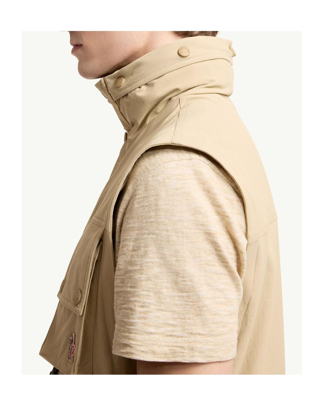 Moncler Natural Grenoble Lione Hooded Jacket for men