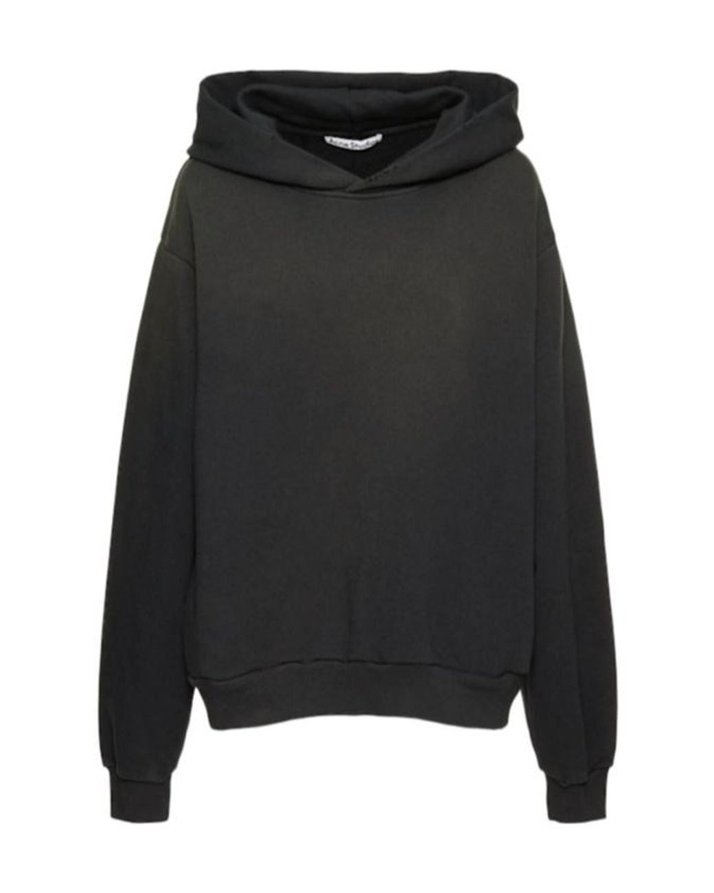 Acne Black Hooded Longsleeve Sweatshirt for men